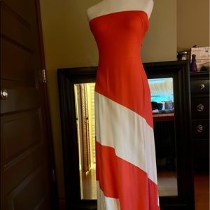 Venus strapless maxi dress